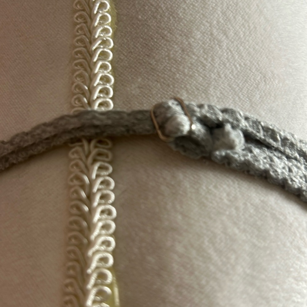 POL, Lace Trim Gray Cami Top MED - Picture 8 of 13